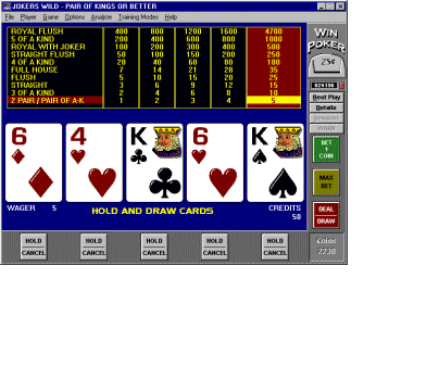 Playing WinPoker